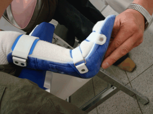 Unterschenkel-Nachtlagerungsschiene