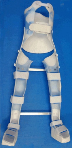 Abduktionsorthese mit abnehmbarem Beckenkorb